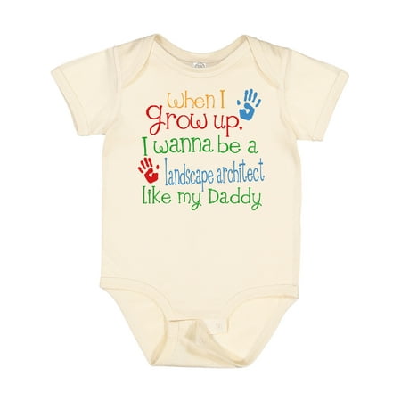 

Inktastic Landscape Architect Like Daddy Gift Baby Boy or Baby Girl Bodysuit