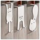 thumbnail image 2 of Ganchos de puerta de 3 uds, ganchos de puerta de gato lindos multiusos, caja de almacenamiento que ahorra espacio, 2 of 3