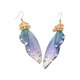 thumbnail image 2 of Pendientes para mujer, Regalos para mujer PENDIENTES DE ALAS CON DEGRADADO DE DIAMANTES DE COLORES Y ALAS El collar, 2 of 5