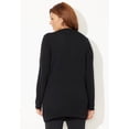 thumbnail image 2 of Catherines Women's Plus Size Zip-Front Embroidered Cardigan, 2 of 3