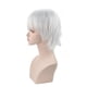 thumbnail image 3 of Peluca de cosplay Tokyo Ghoul Kaneki Ken Anime 30 cm para Halloween, 3 of 4