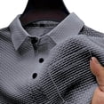 thumbnail image 5 of Vetsdori Mens Short Sleeve Tops Ice-Silk and Polo Pocket Pullover Summer Business Plain Shirts Stylish Shirts for Men Casual, 5 of 6