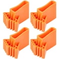 thumbnail image 1 of Miangastore 4pcs Ladder Stabilizer Feet PVC Orange Safety for Construction, 1 of 8