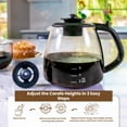 thumbnail image 5 of Café Brew Collection Universal 12-Cup Coffee Replacement Carafe - Fits Mr. Coffee, Cuisinart, Hamilton Beach, and More - Heat-Resistant DURAN Glass - Safe and Convenient - Easy Cleaning, 5 of 5
