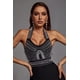 thumbnail image 5 of Vestido Bellabarnetten Cornelia Pearl Halter Vage negro, 5 of 6
