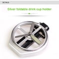thumbnail image 3 of Portavasos para bebidas de agua con salida de aire de automóvil Portavasos plegable para salida de aire acondicionado para botella de agua, 3 of 7