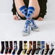 thumbnail image 3 of Otoño Invierno 1 par de calcetines de hombre de la película Star Wars Master Yoda R2-D2 calcetín largo de Cosplay Wookiee Caballero Jedi novedad calcetines de mujer 37-45, 3 of 4