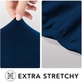 thumbnail image 4 of Funda de sofá superelástica para silla, funda de sofá suave antideslizante de licra, protector de muebles lavable con espuma antideslizante y parte inferior elástica para niños, mascotas Ormromra LRWJ063-11, 4 of 7