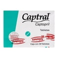 thumbnail image 1 of Captral Captopril 25 mg tabletas 30 2 cajas, 1 of 4