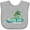 AC-Heather Grey, variant on Inktastic Tampa Bay Florida Beach Trip Boys or Girls Baby Bib
