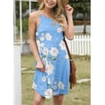 thumbnail image 2 of Airmenty Summer Dresses for Women Beach Floral Tshirt Sundress Sleeveless Casual Loose Tank Dress, 2 of 6
