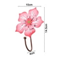 thumbnail image 2 of 2Pcs Decorative Wall Mounted Flower Hooks Hanging Home Decor Art Red, 2 of 9
