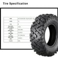 thumbnail image 2 of Yiwa ATV/UTV Tires 25x10-12 6PR- Set of 2, 2 of 4
