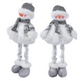 thumbnail image 3 of Retractable Snowman Dolls Christmas Ornaments Christmas Snowman Toy for Gifts Decoration, 3 of 21
