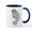 White/Navy Inside, variant on CafePress - Cool Manatee Mug - 11 oz Ceramic Mug - Novelty Coffee Tea Cup