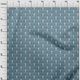 thumbnail image 3 of oneOone Georgette Viscose Light Blue Fabric Goddess Durga Face Craft Projects Decor Fabric Printed By The Yard 42 Inch Wide, 3 of 5