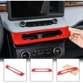 thumbnail image 5 of Car Center Control Air Conditioner Switch Cover Trim Dashboard Frame Compatible with Ford Maverick 2022 2023 Car Center Console Radio Multimedia Control Knob Button Frame Sticker Interior Accessories, 5 of 14