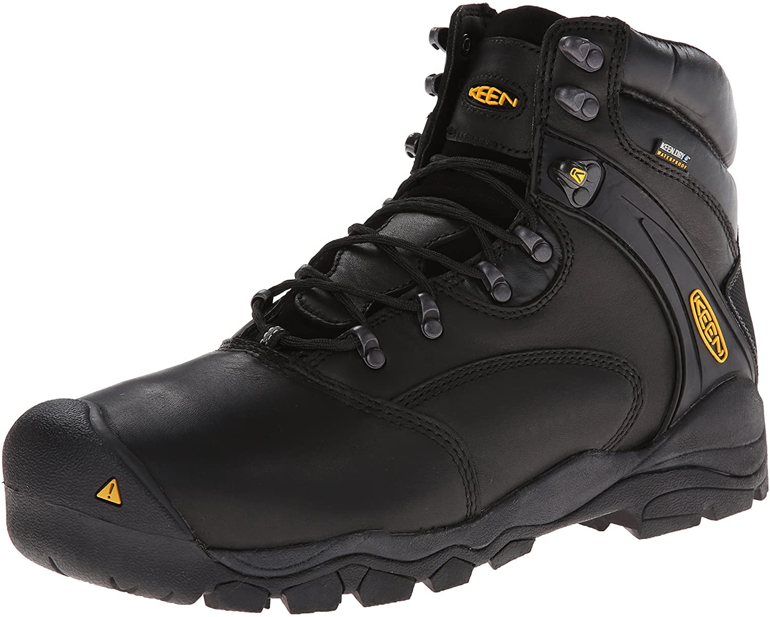 KEEN Utility Men's Louisville 6" Steel Toe Work Boot,Black,13 EE US