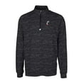 thumbnail image 2 of Men's Cutter & Buck Black Cincinnati Bearcats Traverse Camo Print Stretch Quarter-Zip Pullover Top, 2 of 3
