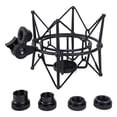 thumbnail image 1 of Support de Microphone Réglable, Support de Micro d'Enregistrement, Support en Métal pour Microphone (Noir), 1 of 6