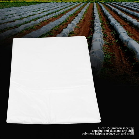 Couverture de film de serre, couverture de film de feuille de polyéthylène en plastique transparent de serre, film de feuille de serre pour la protection des plantes de jardin extérieur
