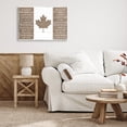 thumbnail image 2 of Stupell Industries O Canada Rustic Anthem Wall Plaque Art design by Lil' Rue, 13 x 19, 2 of 7