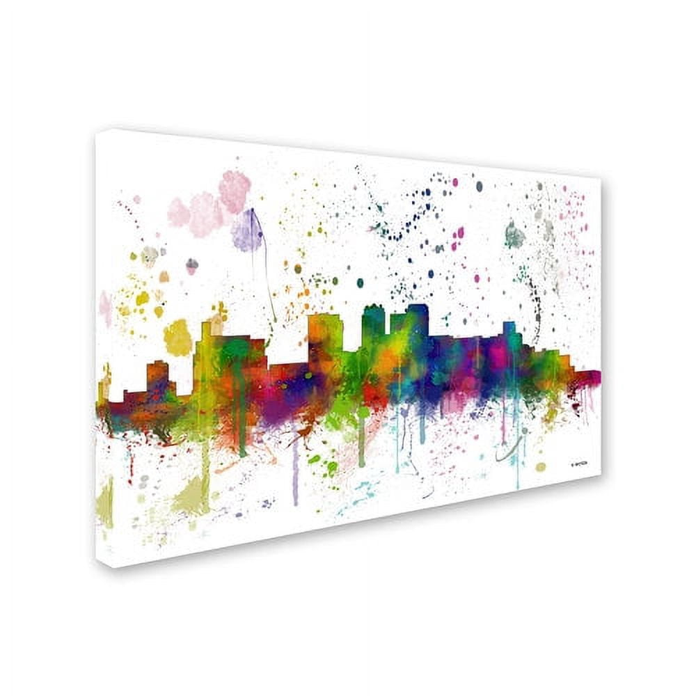 Trademark Fine Art "Birmingham Alabama Skyline Mclr-1" Canvas Art by Marlene Watson