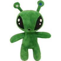 Cute Green Alien Plush Toy Green Alien Plush Doll 13.5" Soft Alien Creature Pillow for Home Room Decor Gift for Animation Fans & Doll Toys