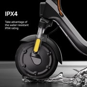 Segway E2 Plus II Electric Scooter, 15 mph Max Speed, 16 Miles Max Range, Teens and Adults, Black