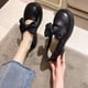 thumbnail image 1 of Boca poco profunda Slip on Zapatos de mujer Zapatos Oxford Zapatos de mujer Mocasín de punta redonda con lazo Cordones Zapatos deportivos casuales que combinan con todo Mocasines39 Gao Jinjia LED, 1 of 2