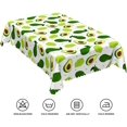 thumbnail image 6 of 60x84inches Fruits Tablecloth Avocado Fruit Green Leaf Rectangle Table Cloth Waterproof and Stain Resistant Table Cover for Kitchen Dining Room Picnic Patio Indoor Outdoor Party Decors, 6 of 7