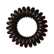 Kitsch Spiral Hair Ties, Coil Hair Ties, Phone Cord Hair Ties, Hair Coils - 8pcs, Brunette (C)