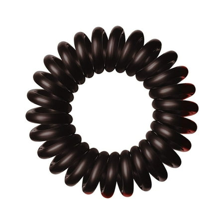 Kitsch Spiral Hair Ties, Coil Hair Ties, Phone Cord Hair Ties, Hair Coils - 8pcs, Brunette (C)