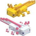 thumbnail image 1 of Minecraft Créer-Un-Bloc Or et Blanc Axolotls Figurines, 1 of 6