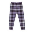 thumbnail image 5 of Odeerbi Toddler Girls Leggings Plaid Stretchy Tights Pants Lattice Printed Pants High Waist Stretchy Soft Tights Kids Summer School Wearing Purple, 5 of 5