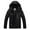 Black, variant on Men Warm Waterproof Windbreaker Hooded Raincoat Snowboarding Jackets