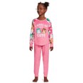 thumbnail image 2 of Squishmallows Girls Long Sleeve Top and Pants Velour Pajama Set, 2-Piece, Sizes 6-12, 2 of 5