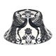 thumbnail image 1 of Balery Artistic Black White Peacocks Sombreros para el sol para hombre y mujer, sombrero de pescador con UPF 50+, 1 of 6