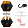 thumbnail image 3 of Pumpkin Foldable Car Trash Can with Lid, Leak-proof Mini Trash Can, Hanging Storage Bag, Car Trash Bin, 3 of 6