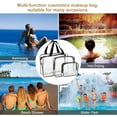 thumbnail image 3 of unbranded Bolsa De Cosméticos Transparente PVC Para Organización Y Uso Multifuncional, 3 of 5