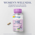 thumbnail image 3 of Solaray Vitex Chasteberry Extract 225mg, Traditional Women’s Health Support Supplement with 0.5% Agnuside, 60 VegCaps, 3 of 6