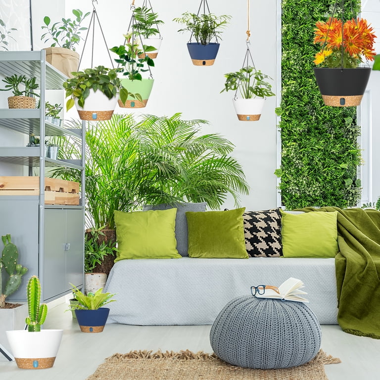Self-Watering Hanging Planters, 10 Inch, 2-Pack photo 8