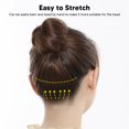 thumbnail image 4 of Bandeau en Métal Serre-Tête en Métal Serre-Tête Arrière Serre-Tête 6 Pcs Forme Ondulée Extensible Antidérapant pour Sports Course, 4 of 8