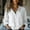 White, variant on Goodtrade8 Long Sleeve Shirts for Women Lightweight Button Solid Color Long Sleeve Collared Casual Pocket Women Tops
