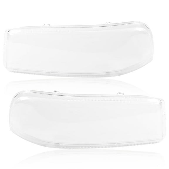 PIT66 Headlight Cover Fit for 1999-2007 GMC Sierra Yukon 15850352 15850351 Left Driver and Right Passenger Side Clear