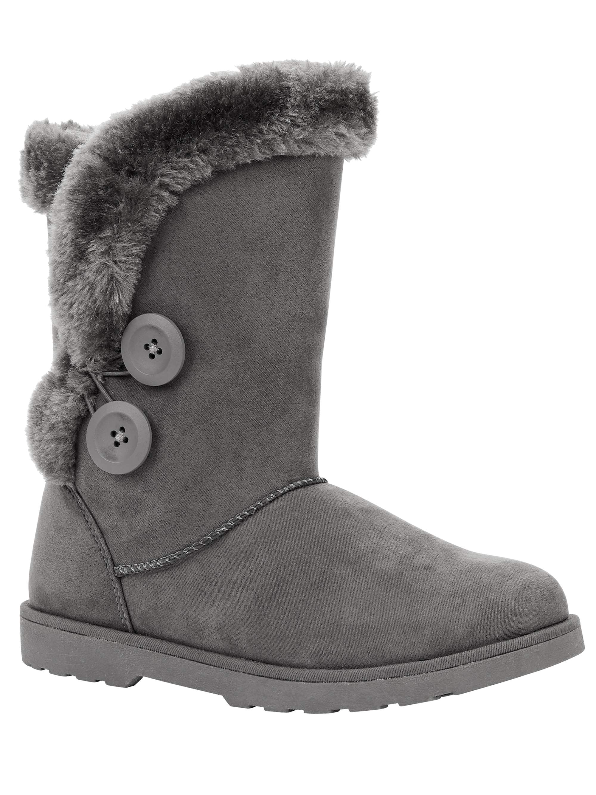 vegan faux fur boots