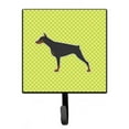 thumbnail image 1 of Doberman Pinscher Checkerboard Green Leash or Key Holder, 1 of 1