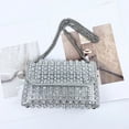 thumbnail image 4 of Bolso de Cena para Mujer 2024 | Bolso de Hombro Pequeño con Incrustaciones de Diamantes | Bolso de Noche de Alta Gama con Pedrería | Clutch de Vino Bajo El Brazo | Elegante Bolso de Fiesta | Accesori, 4 of 6