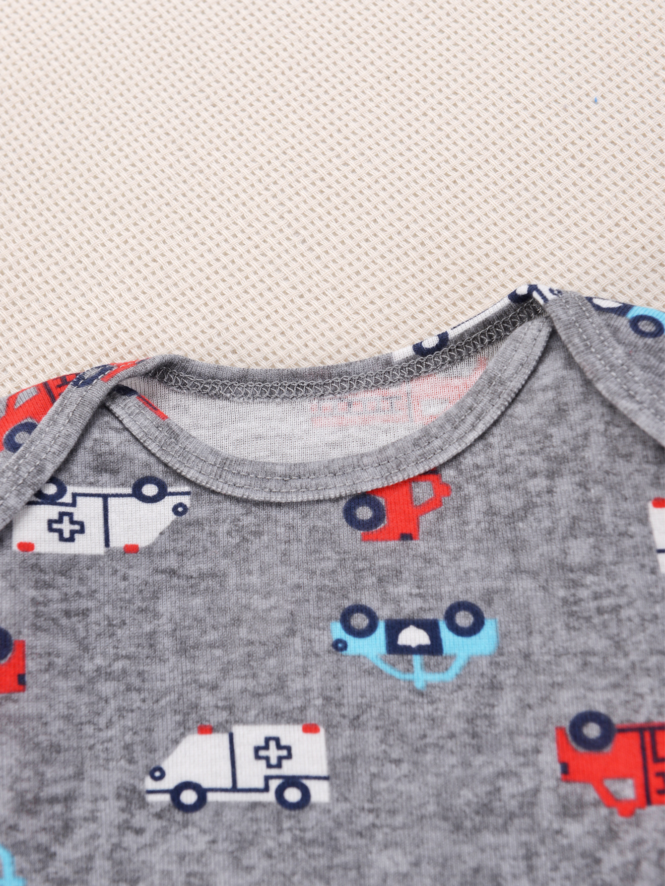 Emy Dola 2-Pack Infant Baby Boys Long-Sleeve Bodysuit 100% Cotton Toddler Boy's Dino Truck Prints Romper Onesies 0-24M