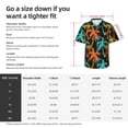 thumbnail image 4 of Picia Palm Trees Gentle Cotton Regular Fit Short Sleeve Casual Hawaiian Shirt for Men-X-Large, 4 of 9